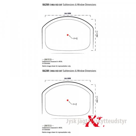 Vortex Razor RD rødpunktsigte