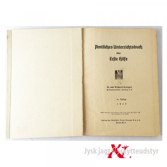 Tysk undervisningsbog om førstehjælp - 1943