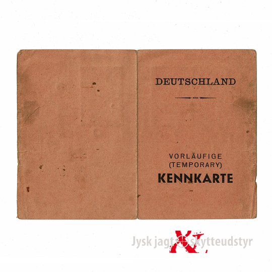 Midlertidigt Kennkarte 1945