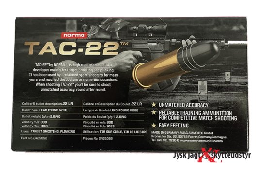 Norma Tactical LRN - 22lr (50Stk) 