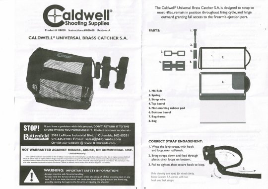 Caldwell Universal Hylsterfanger