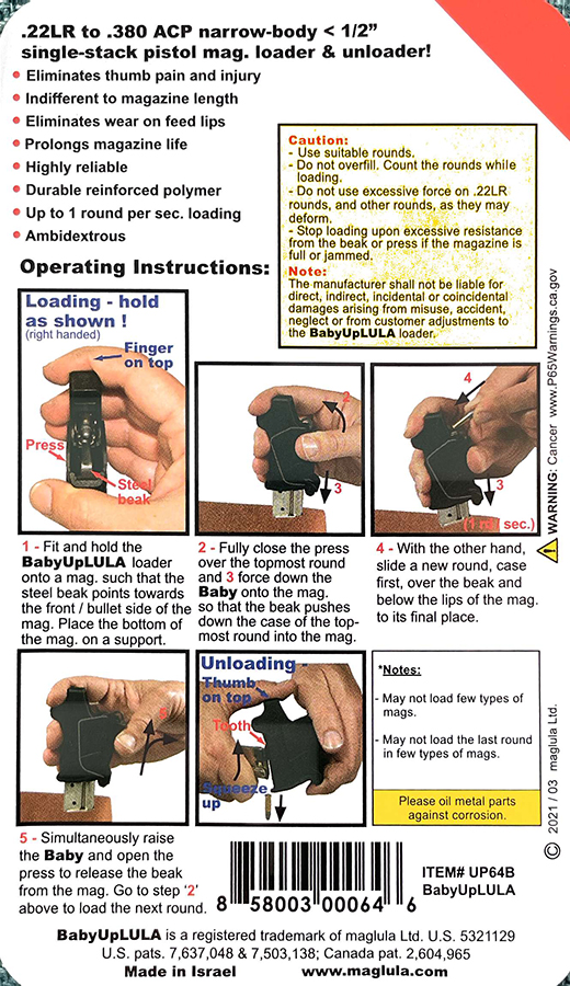 BabyUpLULA Speedloader 22lr + 32