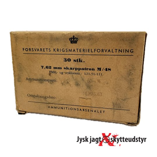 Dansk gevær ammunition M/48 (Vagt ammunition)