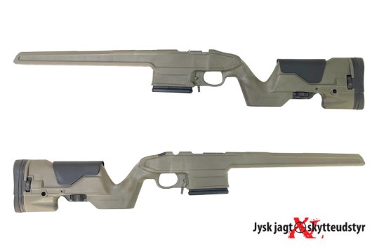 Archangel justerbart skæfte til Mauser 98 - Grøn / Sort