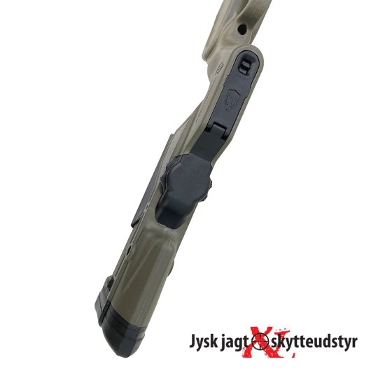 Archangel justerbart skæfte til Mauser 98 - Grøn / Sort