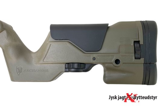 Archangel justerbart skæfte til Mauser 98 - Grøn / Sort
