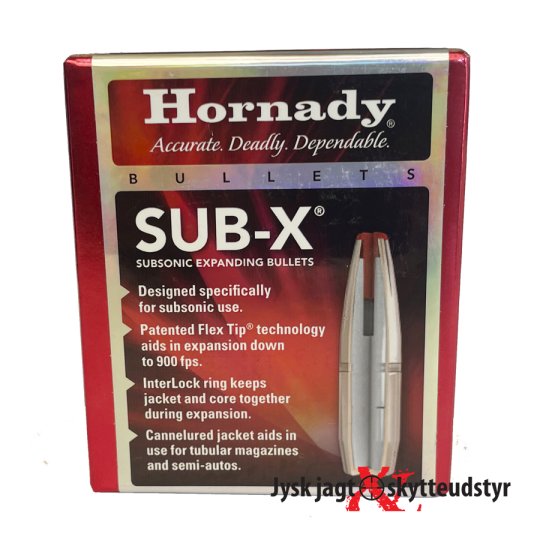 Hornady SUB-X Cal. 30 190 Grs (100Stk)