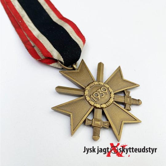 Kriegsverdienstkreuz 2. Klasse 1939 mit Schwertern + Urkunde - Norge