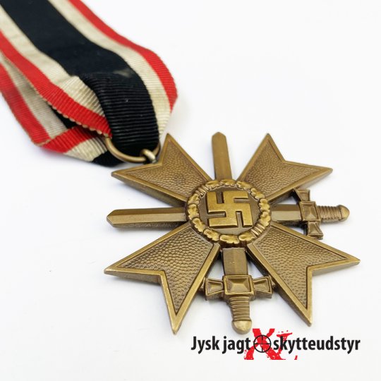 Kriegsverdienstkreuz 2. Klasse 1939 mit Schwertern + Urkunde - Norge