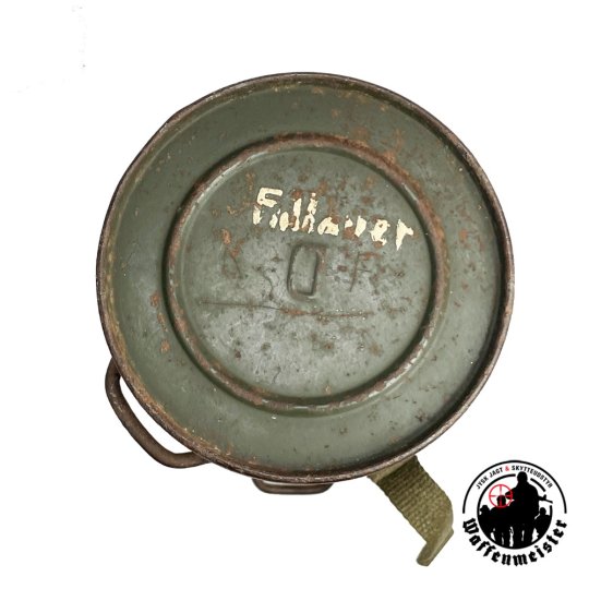 Tysk gasmaske M38 med beholder