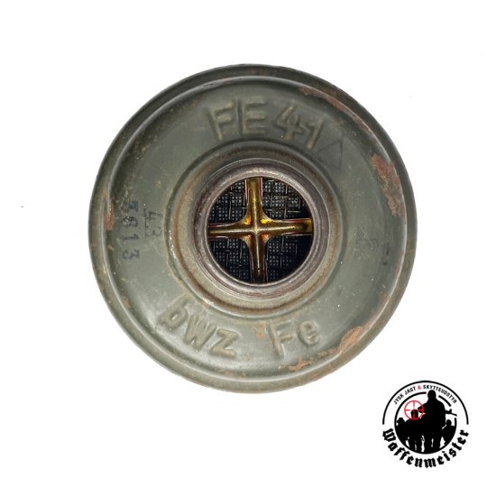 Tysk gasmaske M38 med beholder