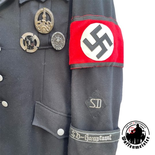 SS SD Sturmbannf&uuml;hrer Uniform - Replika