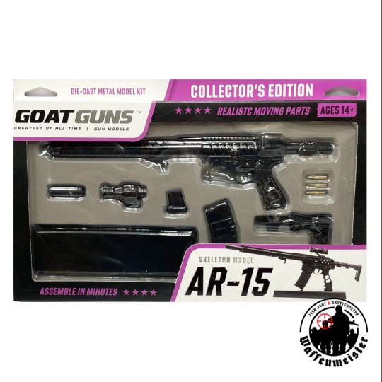GoatGuns AR15 Skeleton Black