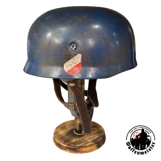 Tysk M38 Fallschirmj&auml;ger hjelm - KOPI