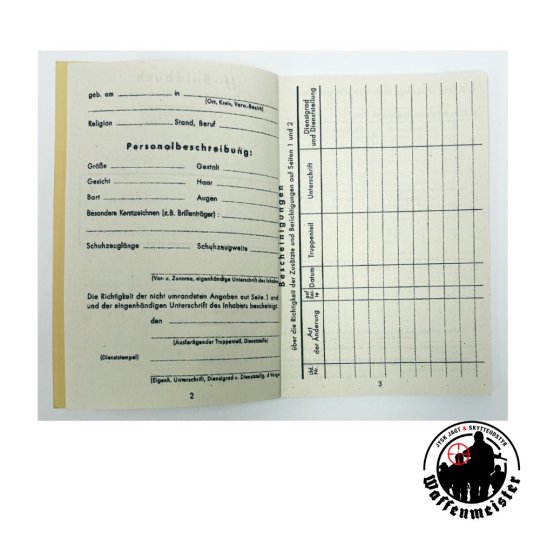 SS Soldbuch - KOPI