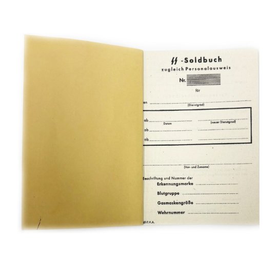 SS Soldbuch - KOPI