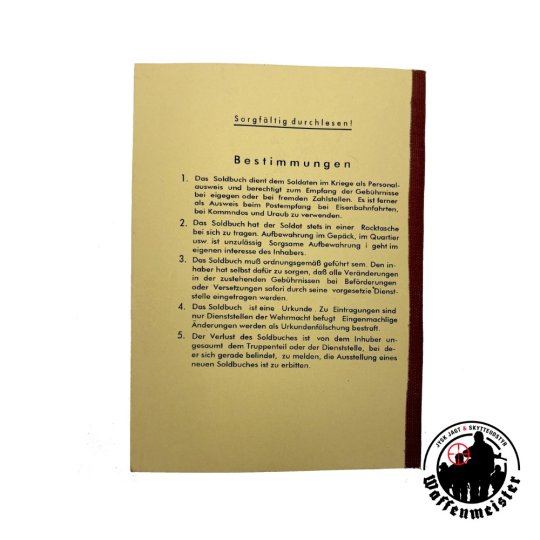 SS Soldbuch - KOPI